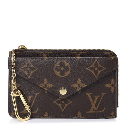 Louis Vuitton Monogram Recto Verso Card Holder Black 1 of 10