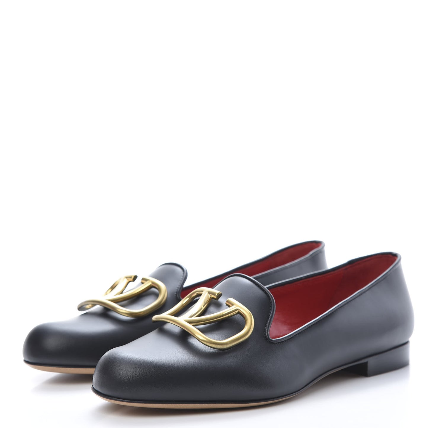 Nappa Vlogo Loafers 37 Black