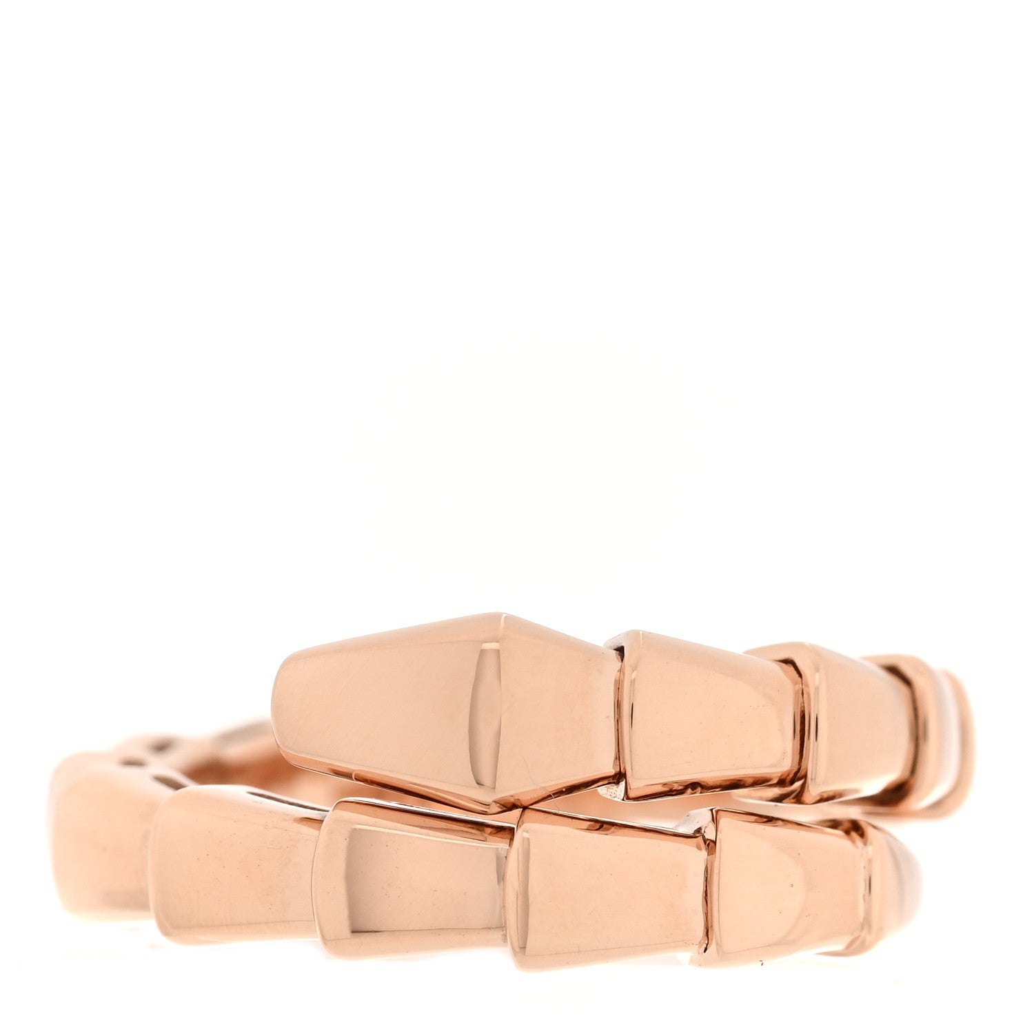 Bulgari 18K Rose Gold Serpenti Viper Ring S 1 of 5