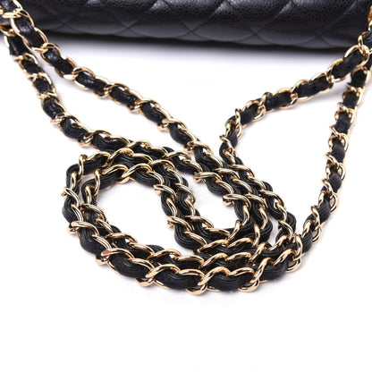 Chanel Caviar Quilted Jumbo Double Flap Black 17 of 17