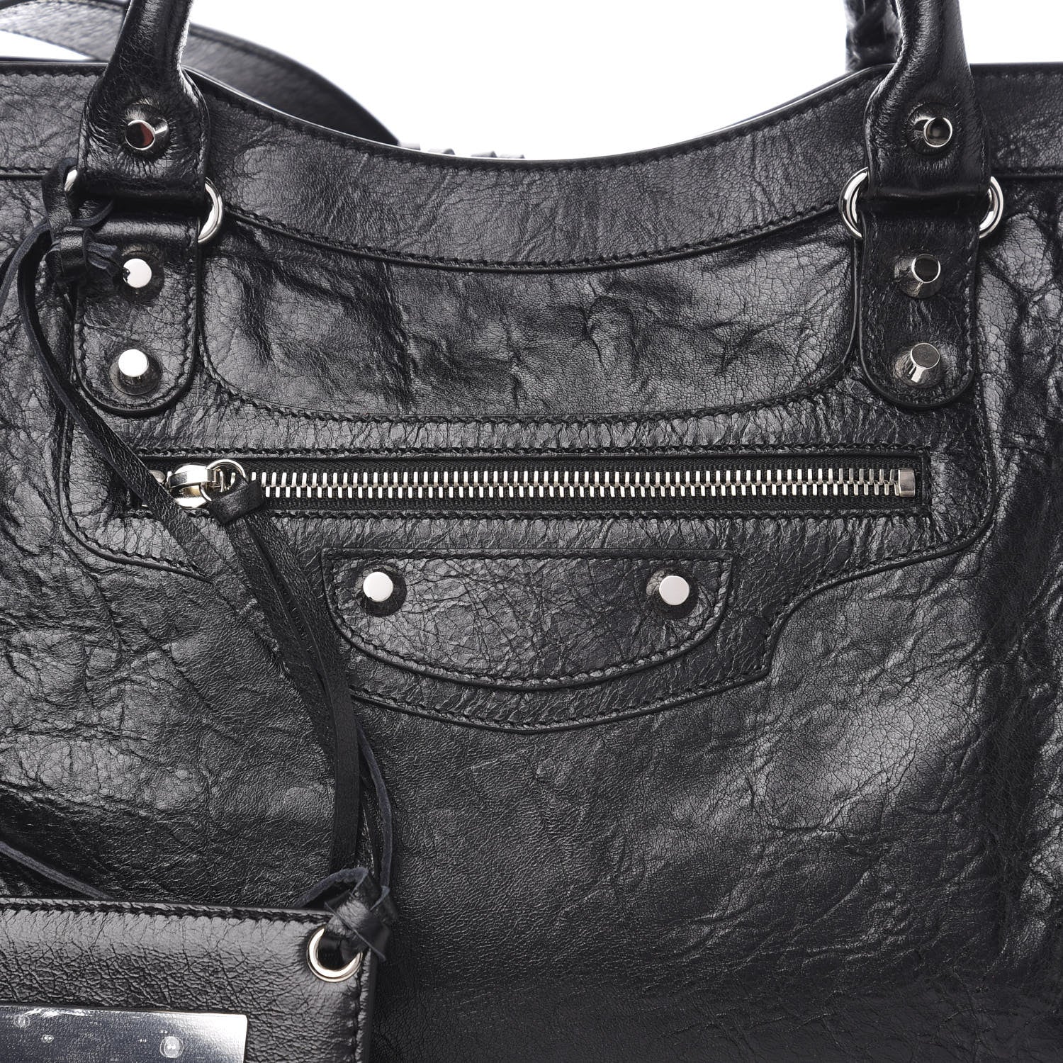 Balenciaga Agneau Classic Silver Hardware City Black 9 of 9