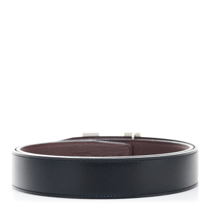 Hermes Box Togo 32mm H Belt 90 36 Black Chocolate 2 of 7