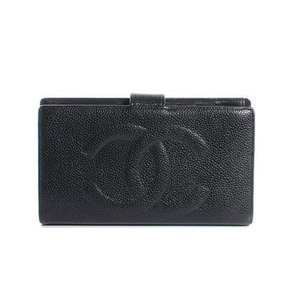 Chanel Caviar CC Wallet Black 1 of 8
