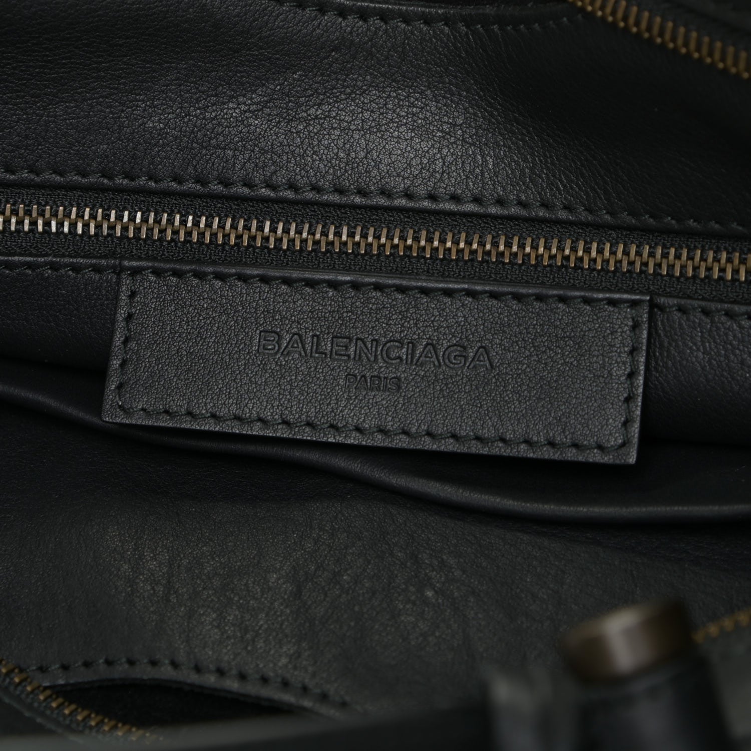 Balenciaga Veau Soyeux Perforated Blackout Hardware City Black 6 of 9