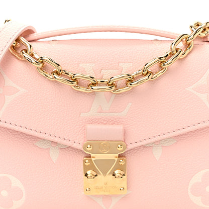 Louis Vuitton Empreinte Monogram Giant Pochette Metis East West Pink Beige 7 of 9