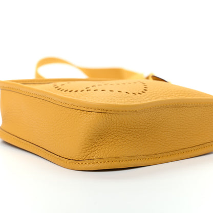 Hermes Taurillon Clemence Evelyne TPM Jaune Ambre 7 of 9