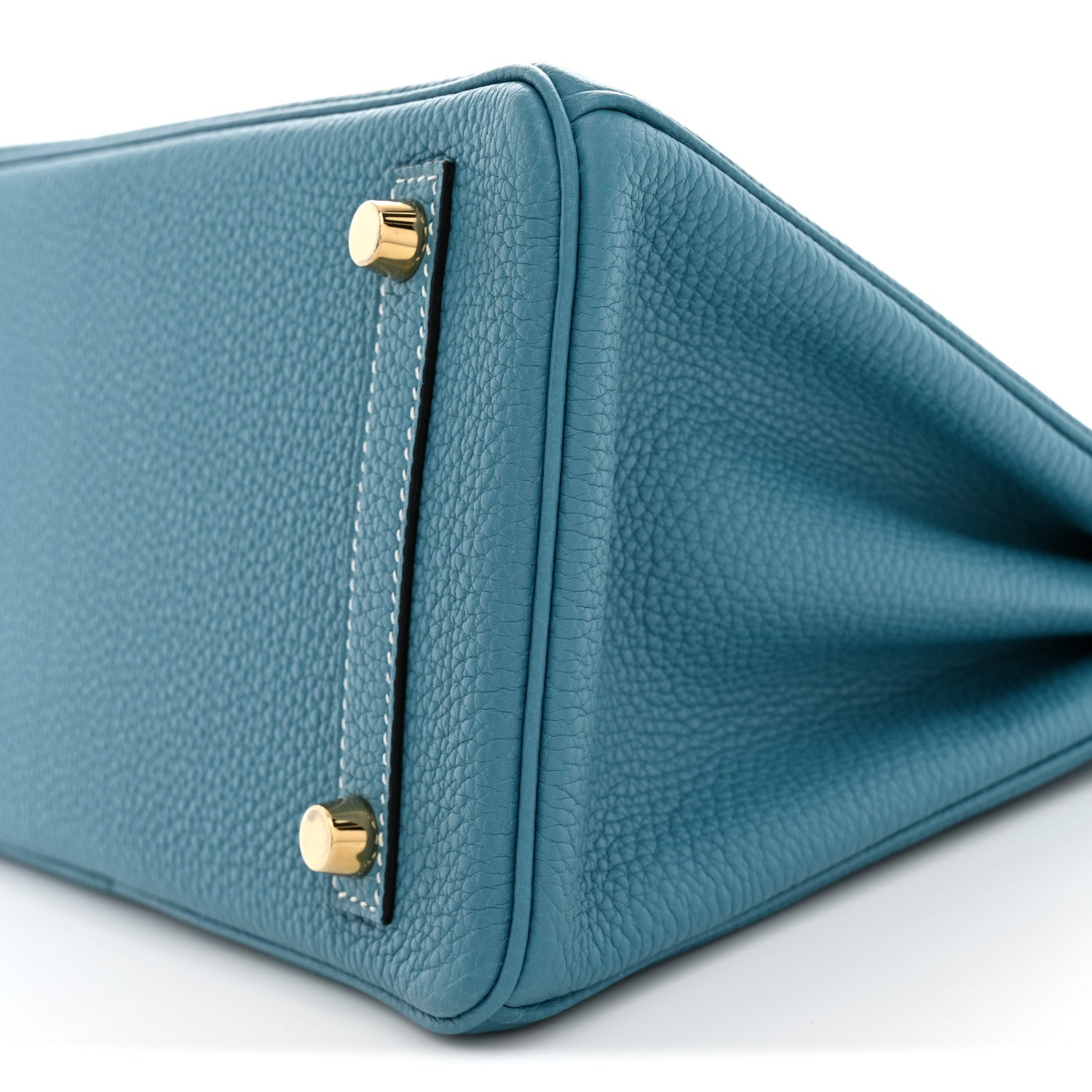 Hermes Togo Birkin 25 New Blue Jean 10 of 10