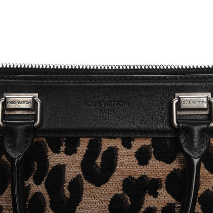Louis Vuitton Jacquard Velvet Leopard Print Stephen Sprouse Speedy 8 of 12