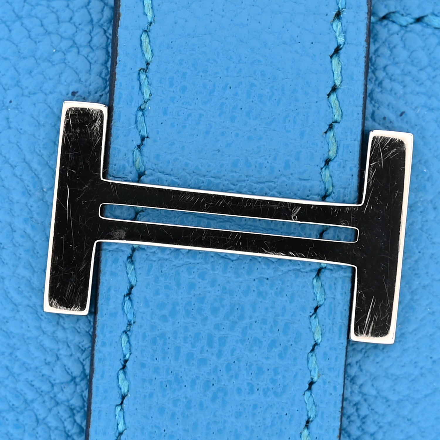 Hermes Chevre Mysore Mini Bearn Wallet Bleu Frida 1822268