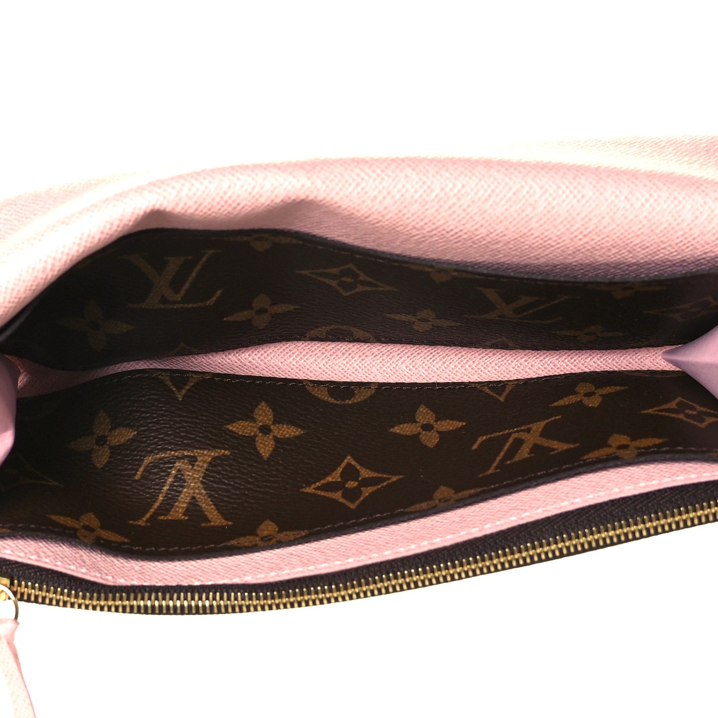 Monogram Emilie Wallet Rose Ballerine
