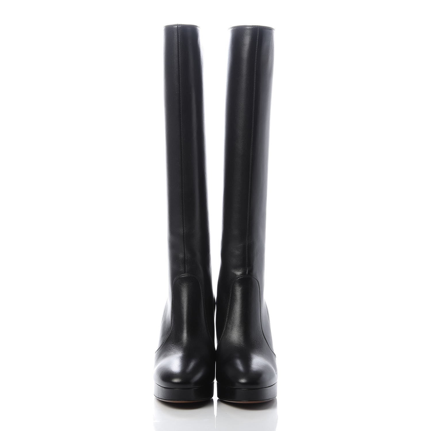 Christian Dior Lambskin D-rise Platform Boots 38.5 Black 2 of 8