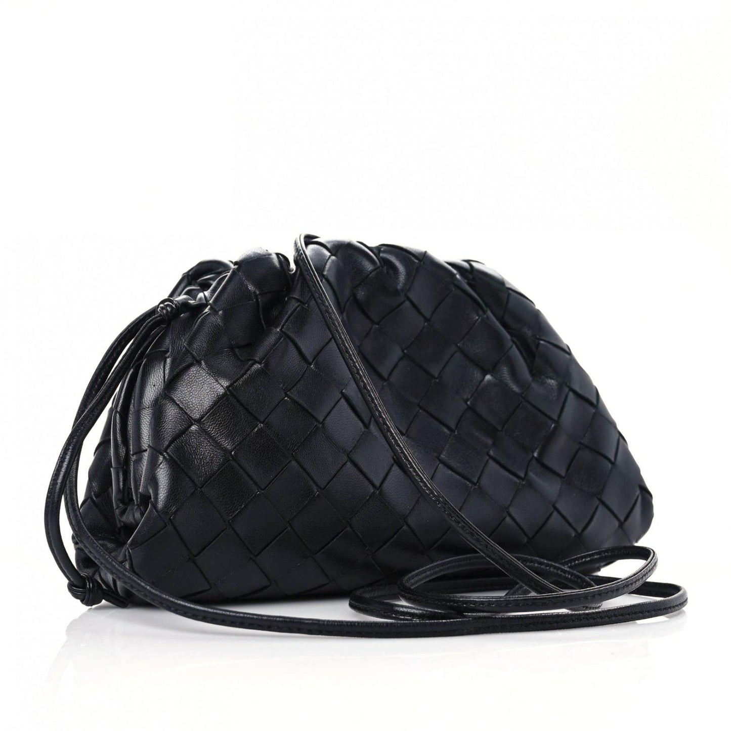 Nappa Intrecciato The Mini Pouch Black