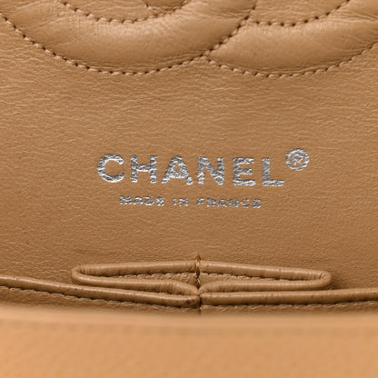 Chanel Caviar Quilted Medium Double Flap Beige 6 of 17