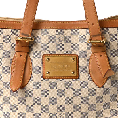 Louis Vuitton Damier Azur Hampstead MM 7 of 9