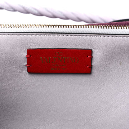 Valentino Garavani Calfskin The Rope Crossbody Bag White 6 of 9