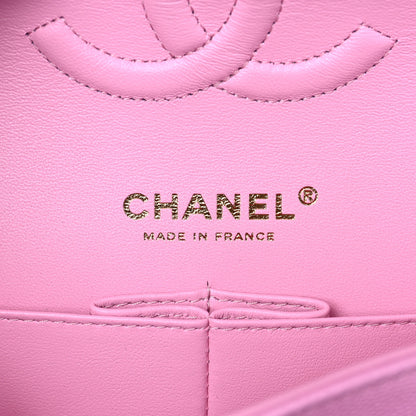 Chanel Caviar Quilted Medium Double Flap Pink 6 of 8