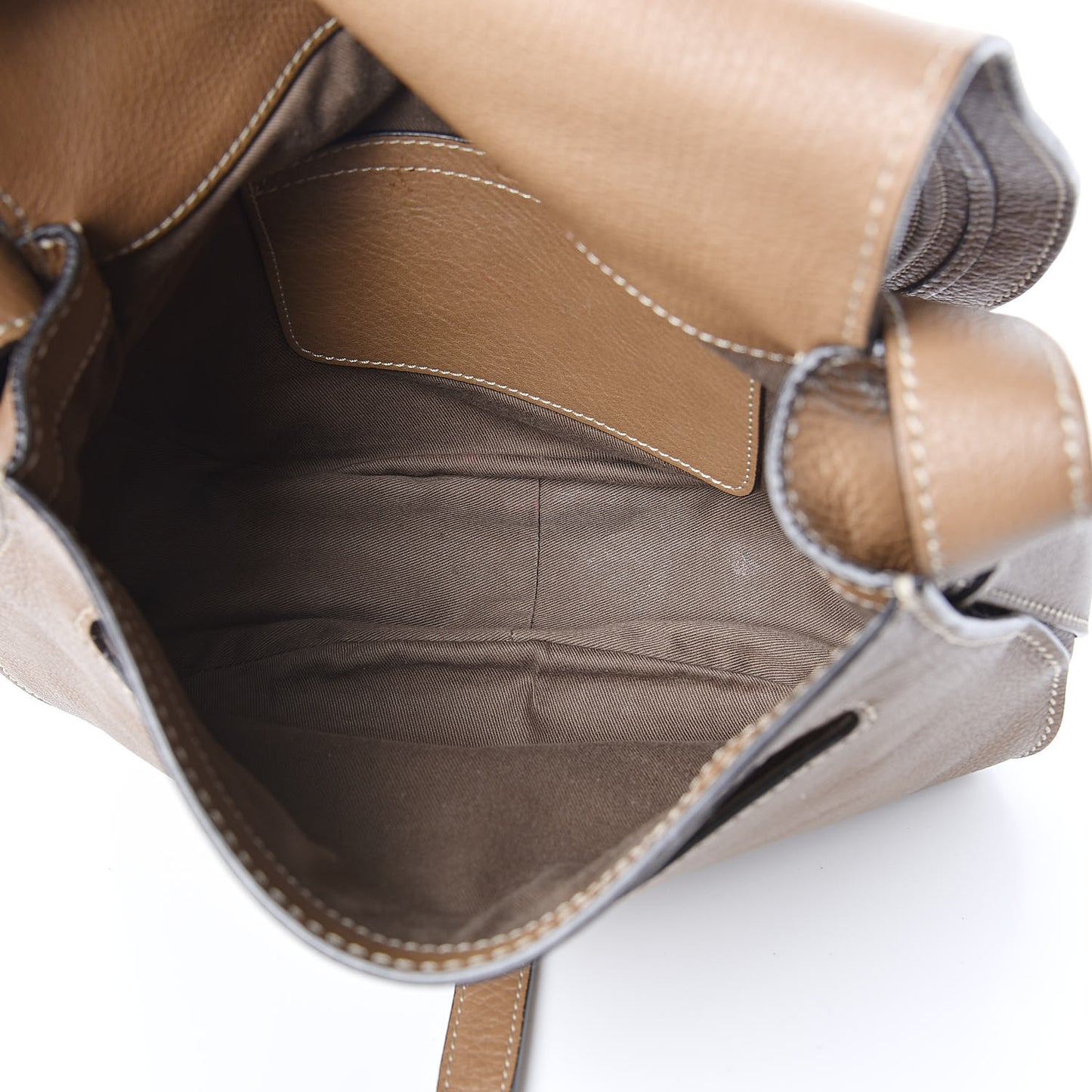 Calfskin Medium Marcie Round Crossbody Bag Nut