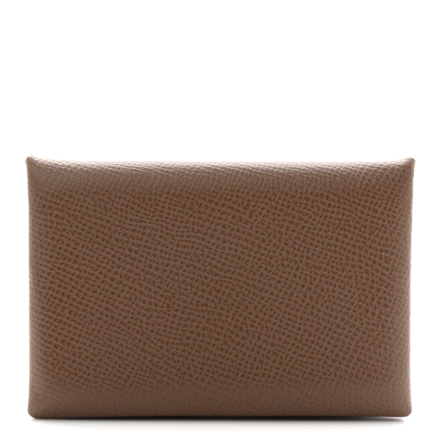 Hermes Epsom Calvi Card Case Etoupe 1 of 8