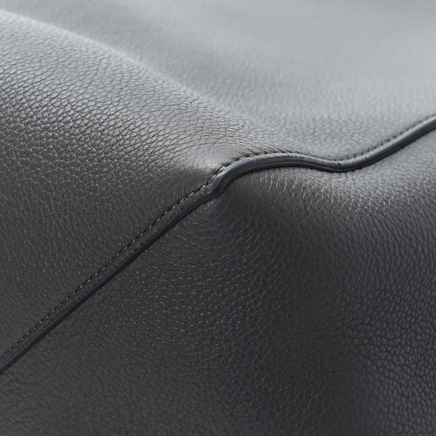 Celine Soft Grained Calfskin Belt Cabas Phantom Medium Grey 10 of 10