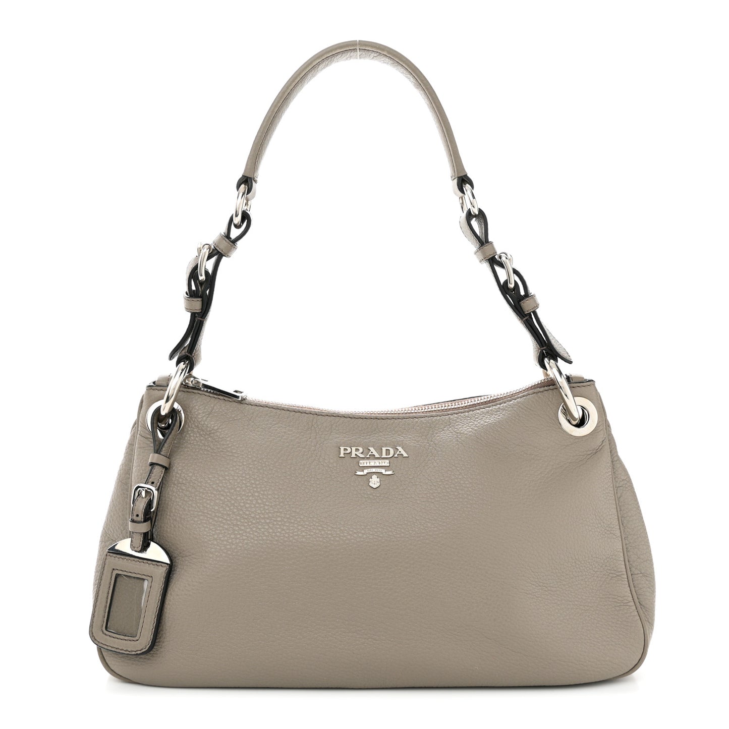 Vitello Phenix Shoulder Bag Argilla