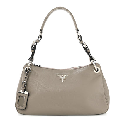 Prada Vitello Phenix Shoulder Bag Argilla 1 of 13