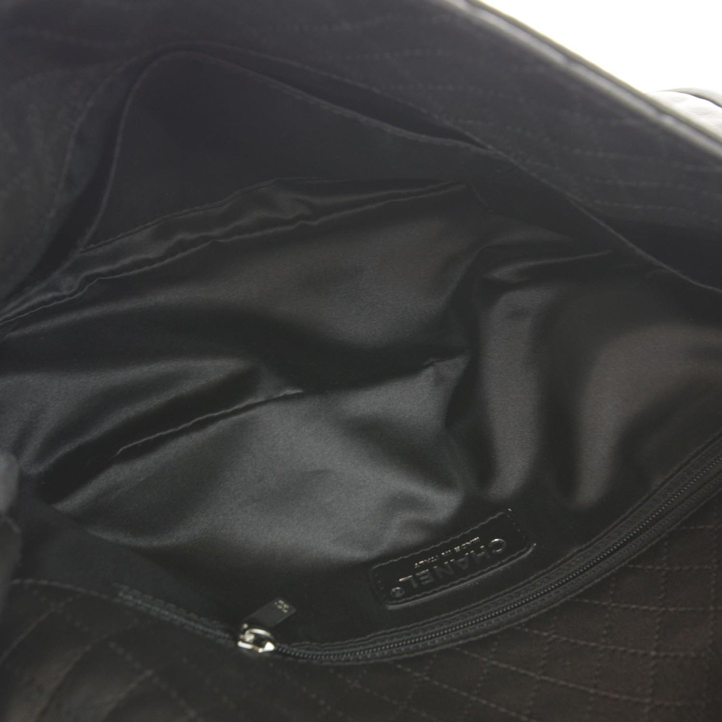 Lambskin Medium Soft and Chain Flap Black