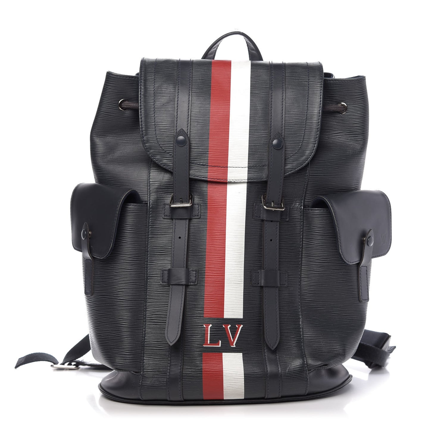 Epi Christopher Backpack Navy Stripes