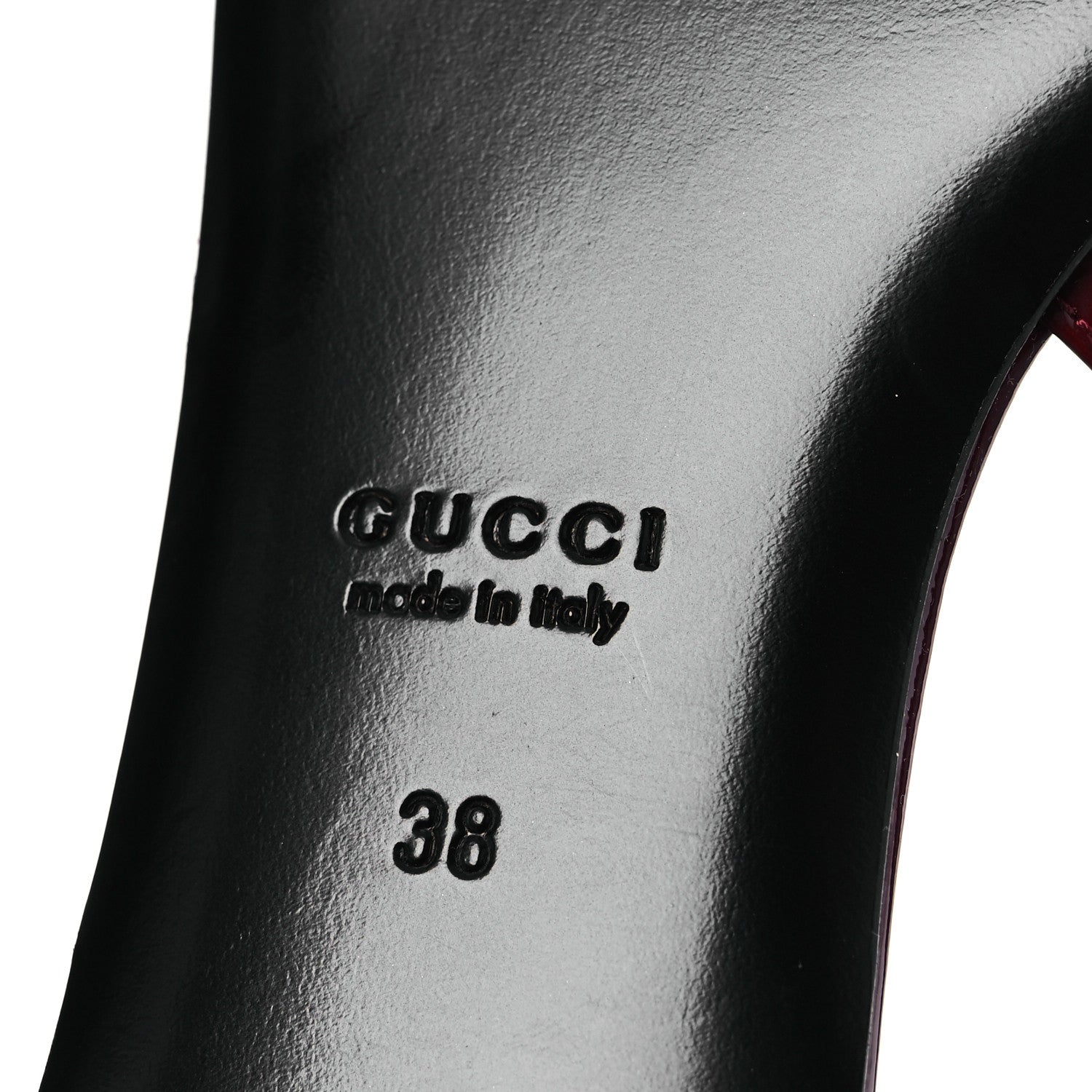 Gucci Patent Signoria Ballet Slingback Ballet Flat 38 Rosso Ancora 8 of 15