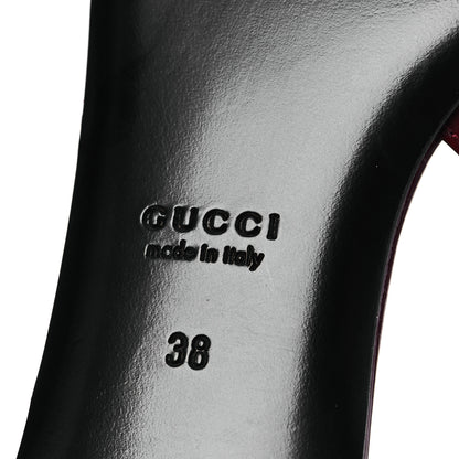 Gucci Patent Signoria Ballet Slingback Ballet Flat 38 Rosso Ancora 8 of 15