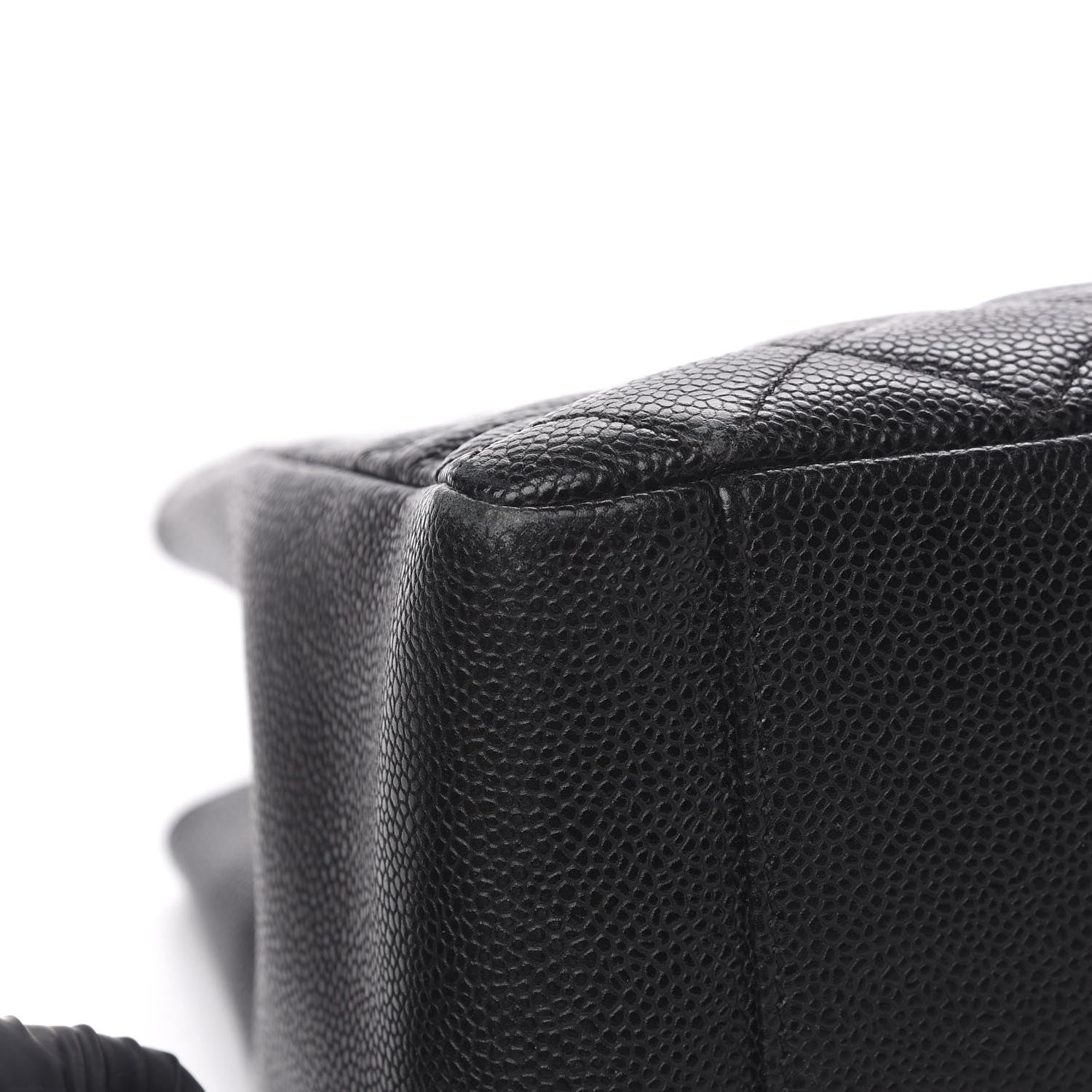 Chanel Caviar Quilted Grand Shopping Tote GST Black 11 of 12