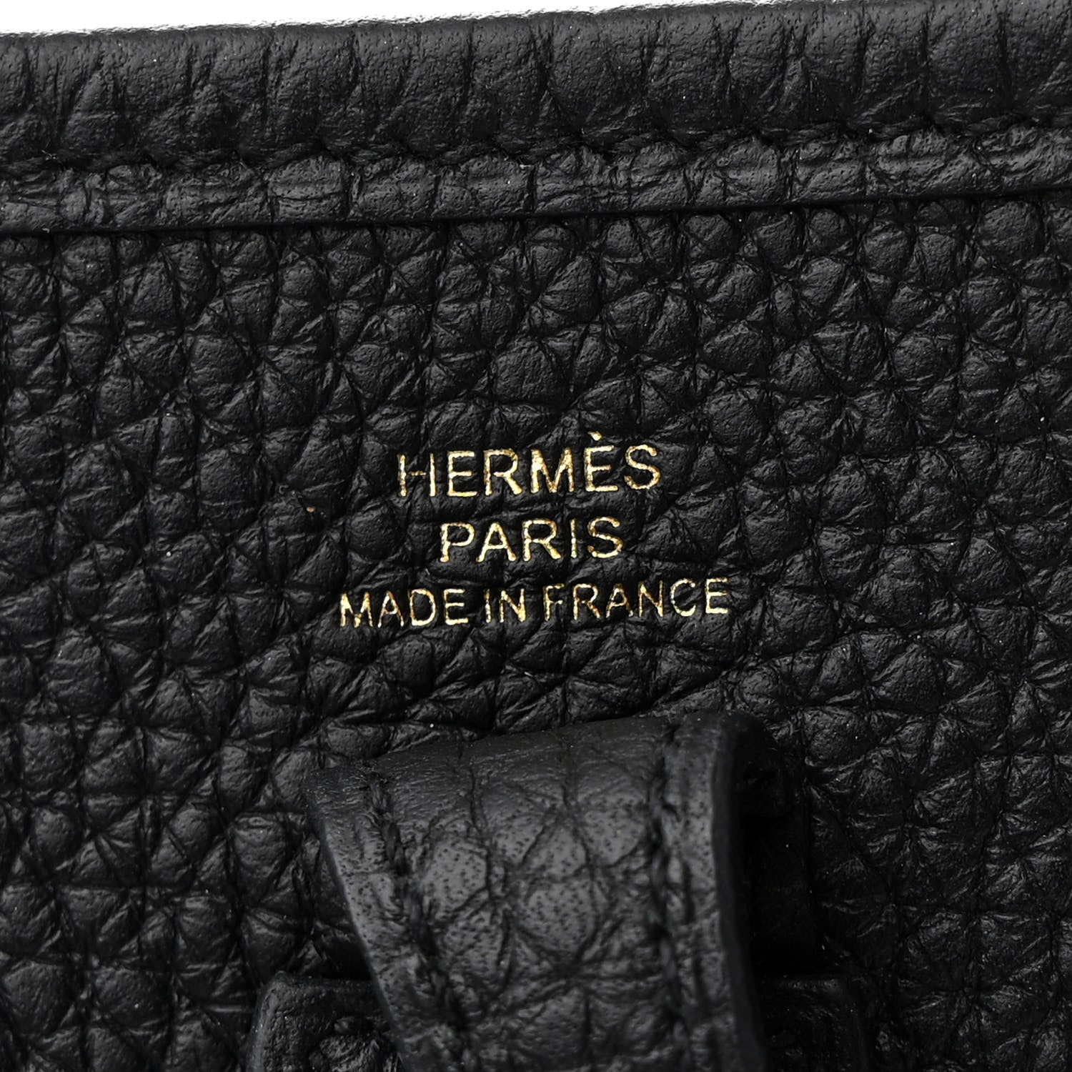 Hermes Taurillon Clemence Evelyne TPM Black 6 of 10