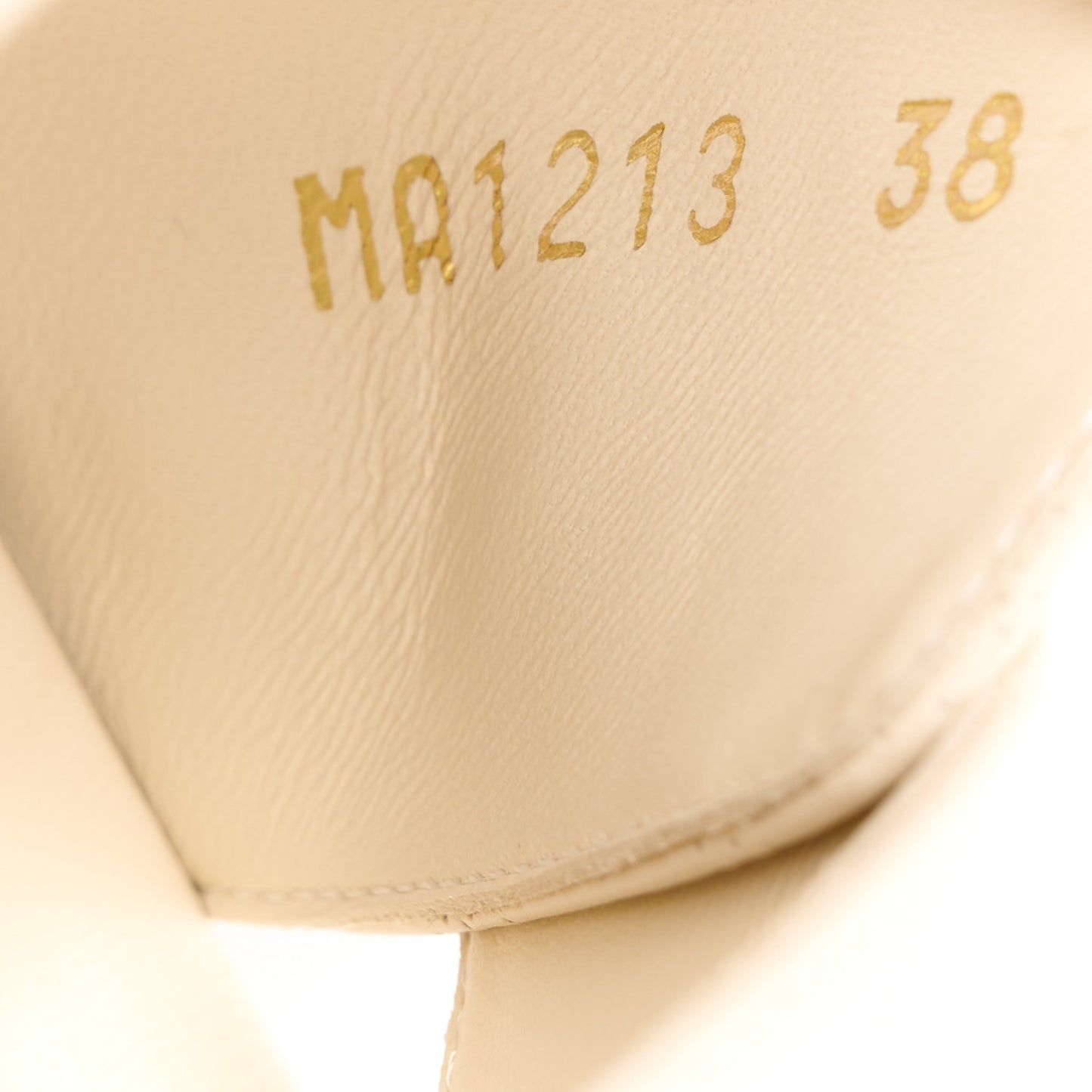 Mahina Bom Dia Flat Mule Sandals 38 Beige Clair