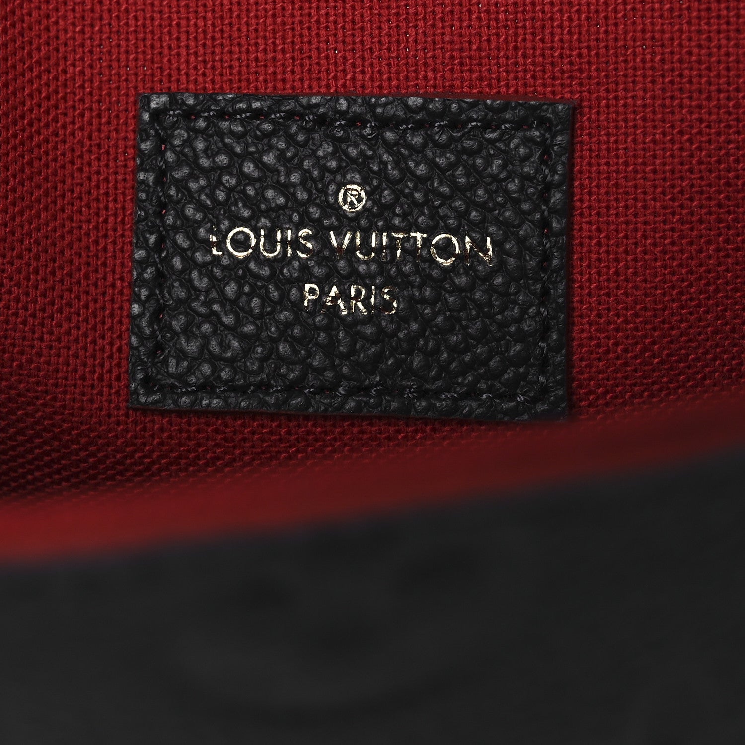 Louis Vuitton Empreinte Pochette Felicie Chain Wallet Marine Rouge 7 of 10