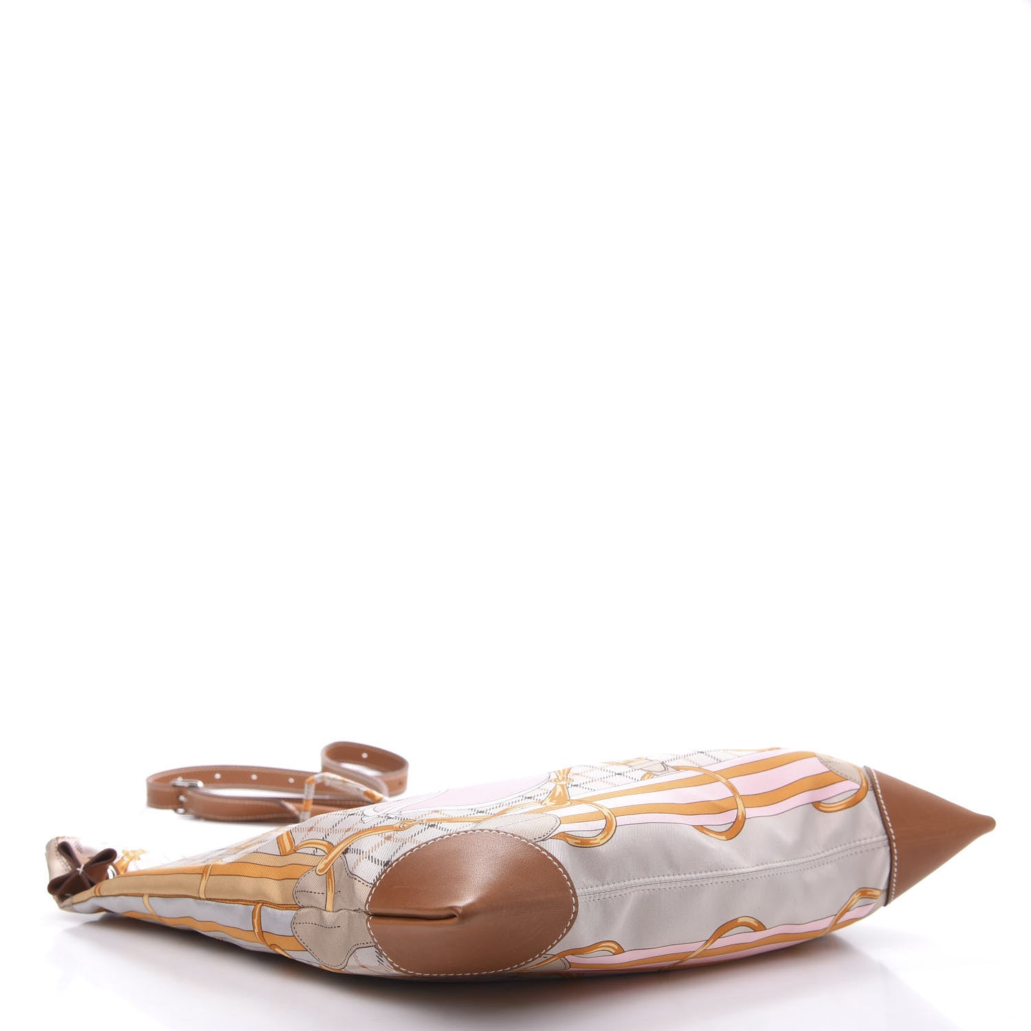 Hermes Silk Barenia Calfskin Tatersale SilkyCity 33 PM Bag Fauve 4 of 16