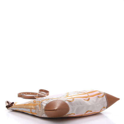 Hermes Silk Barenia Calfskin Tatersale SilkyCity 33 PM Bag Fauve 4 of 16