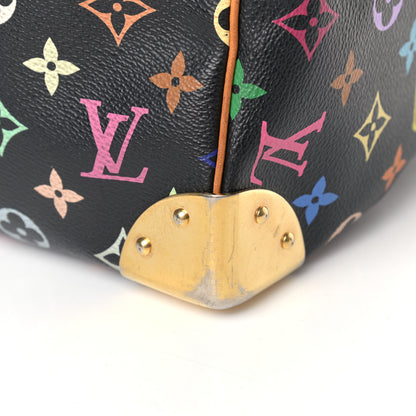 Louis Vuitton Monogram Multicolor Speedy 30 Black 9 of 16