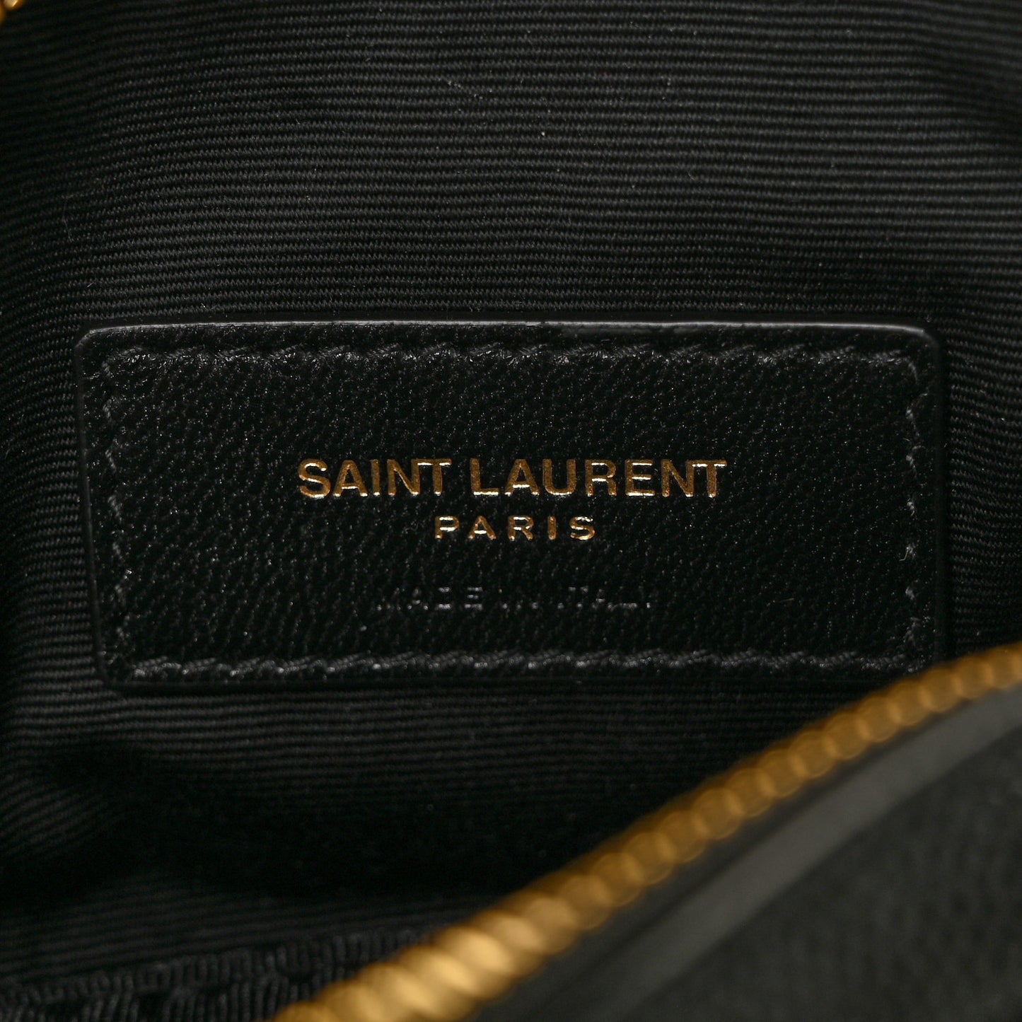 Grain De Poudre Matelasse Monogram Baby Lou Camera Bag Black