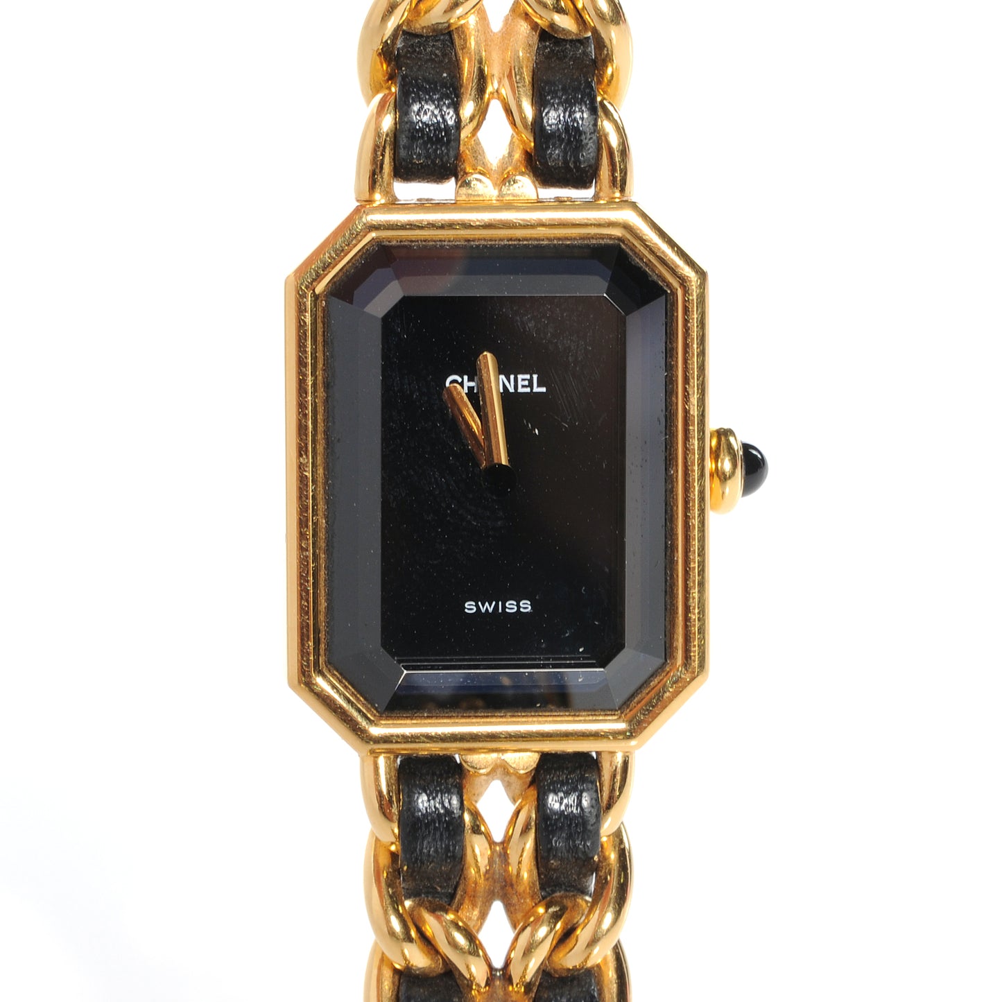 Stainless Steel Lambskin 20mm Chain Premiere Quartz Watch Gold M