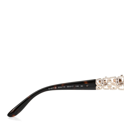 Bulgari Crystal Flower 8167-B Sunglasses Tortoise 5 of 7