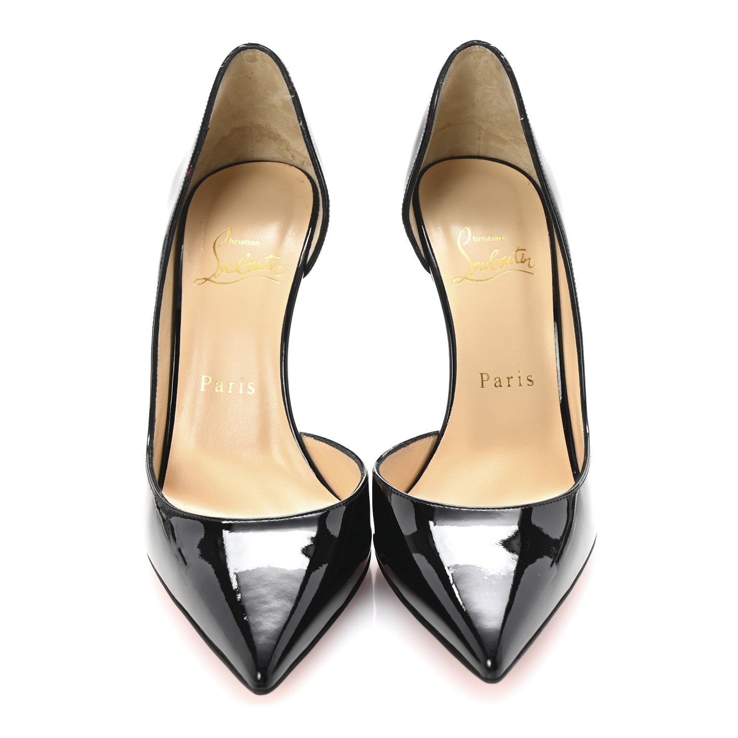 Christian Louboutin Patent Iriza 100 Pumps 36.5 Black 3 of 9