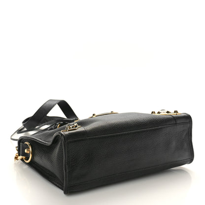 Balenciaga Chevre Gold Metallic Edge Hardware S City Black 5 of 11