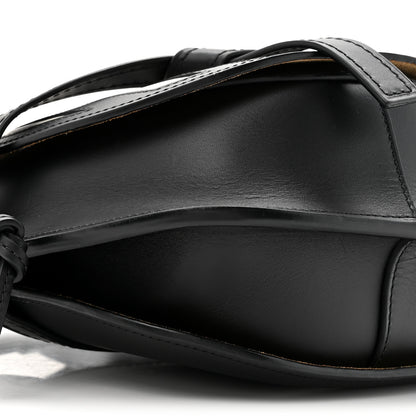 Loewe Calfskin Small Gate Crossbody Bag Black White 11 of 14