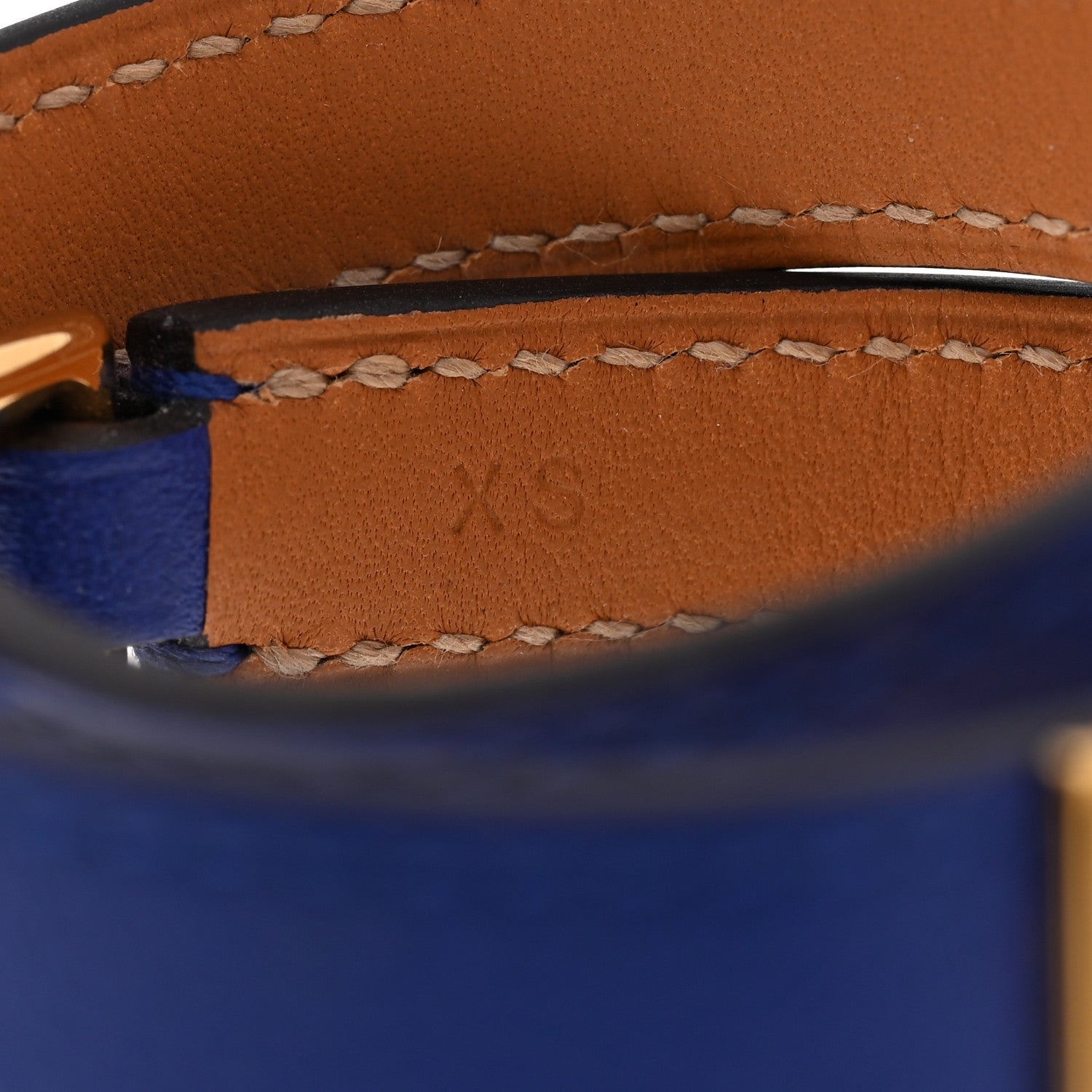 Hermes Swift Rivale Double Tour Bracelet XS Bleu Electrique 6 of 6
