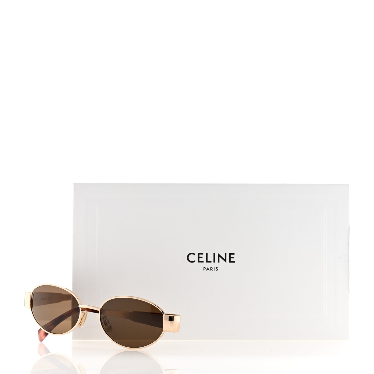 Metal Triomphe 01 Sunglasses CL40235U Rose Gold Brown