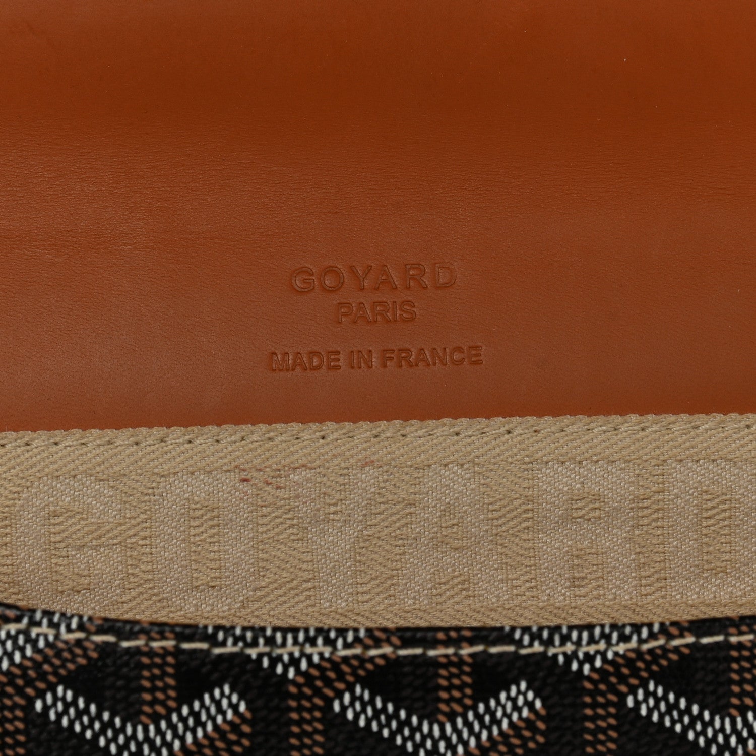 Goyard Goyardine Monte Carlo Bois Clutch Black 5 of 9