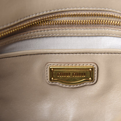 Miu Miu Nappa Matelasse Top Handle Bag Cammeo 7 of 8