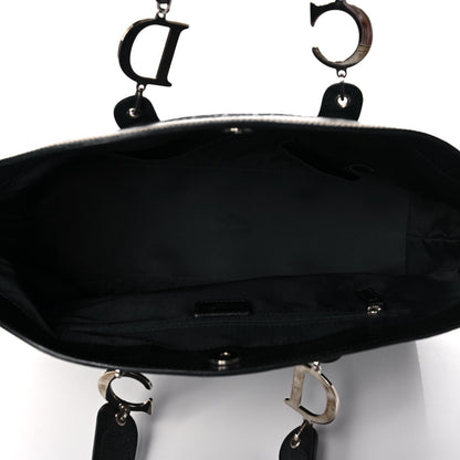 Christian Dior Monogram Vintage Flowers Dome Bag Black 4 of 10