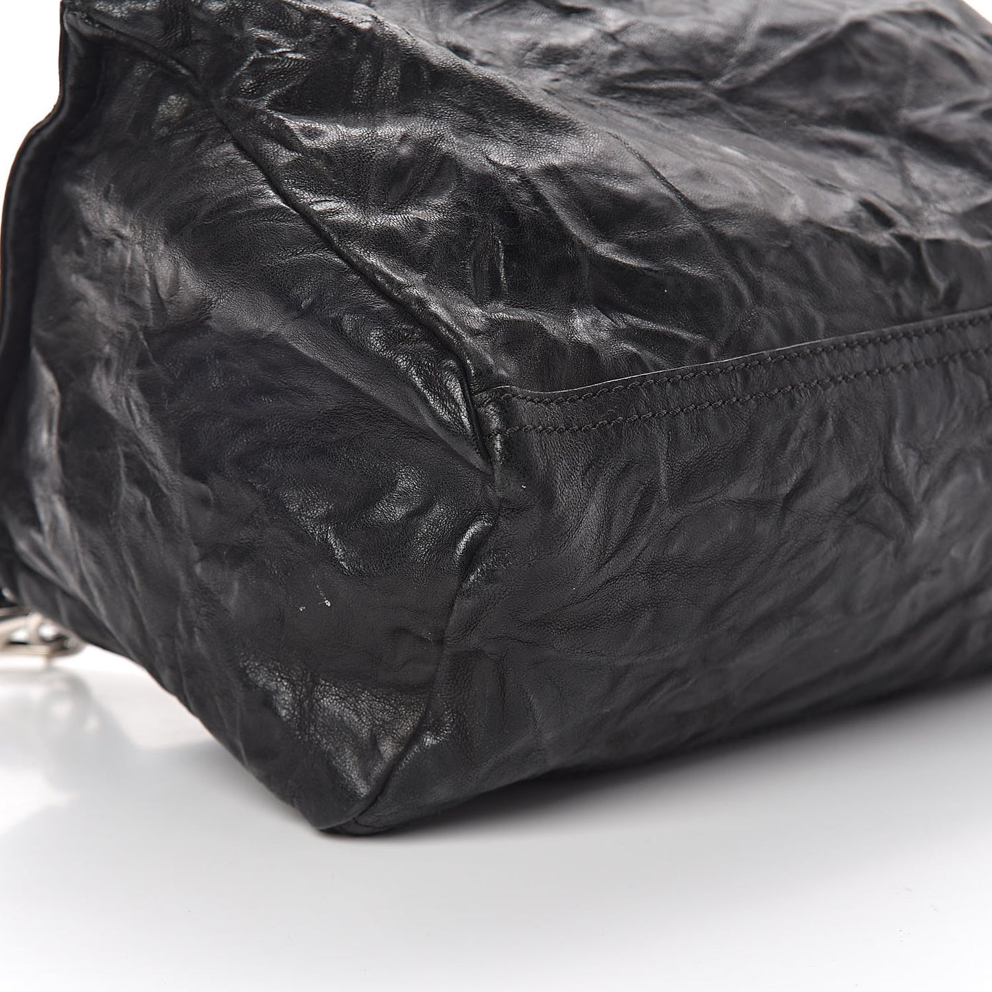 Tumbled Sheepskin Small Pandora Black