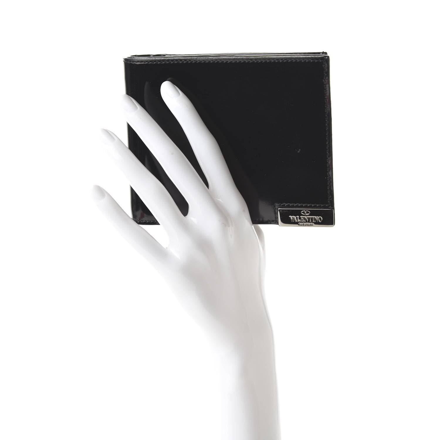 Valentino Garavani Smooth Calfskin Bi-Fold Wallet Black 4 of 20