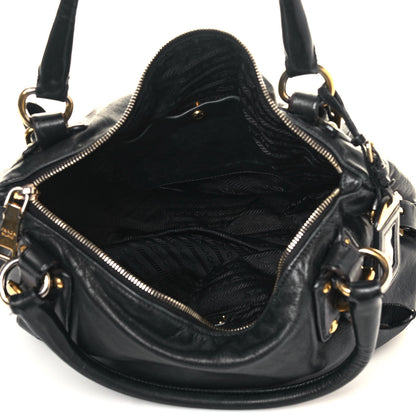 Prada Soft Calfskin Hobo Black 5 of 21